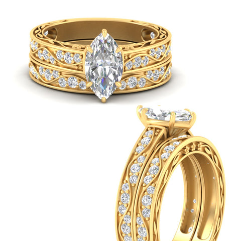 marquise-cut-antique-filigree-diamond-bridal-ring-set-in-yellow-gold-fdens3543mqangle3-nl-yg.jpg