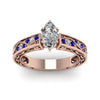 Load image into Gallery viewer, marquise-cut-antique-filigree-diamond-ring-with-blue-sapphire-in-14K-rose-gold-FDENS3543MQRGSABLANGLE5-NL-RG_92bf9bec-3fb3-4368-acf4-dfc1dea3b8b7