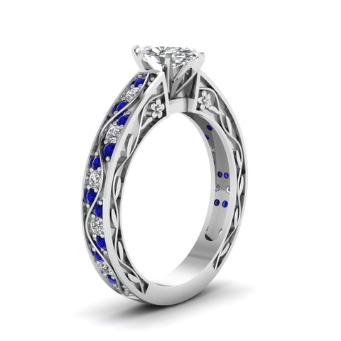 marquise-cut-antique-filigree-diamond-ring-with-blue-sapphire-in-14K-white-gold-FDENS3543MQRGSABLANGLE2-NL-WG