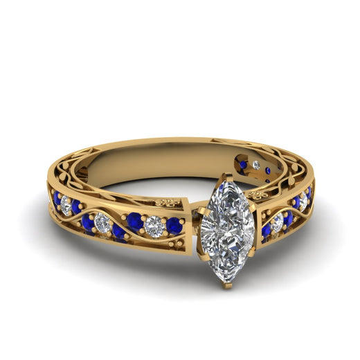 marquise-cut-antique-filigree-diamond-ring-with-blue-sapphire-in-14K-yellow-gold-FDENS3543MQRGSABL-NL-YG_eef5b614-4998-47d9-995f-737c84516c22