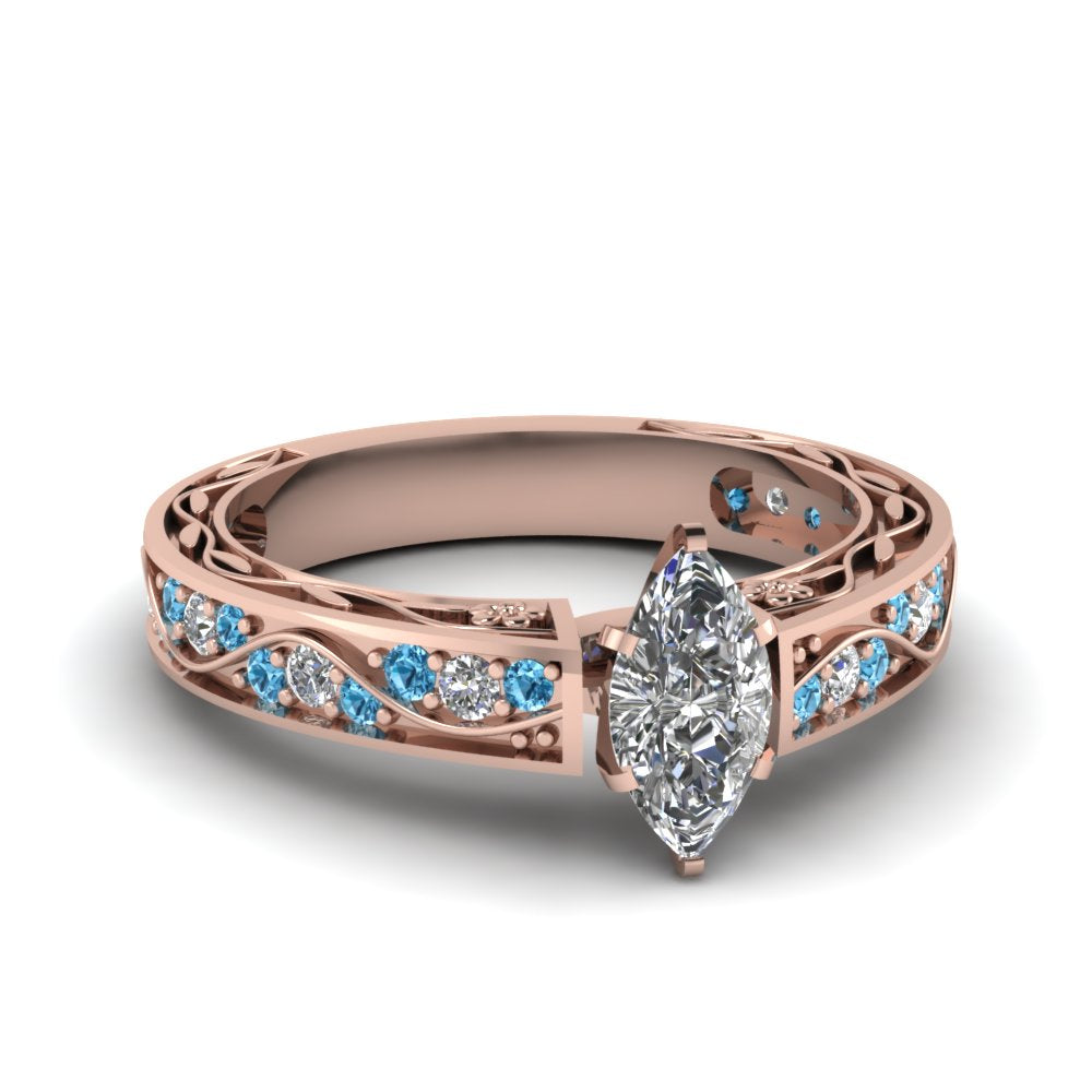 marquise-cut-antique-filigree-diamond-ring-with-ice-blue-topaz-in-14K-rose-gold-FDENS3543MQRGICBLTO-NL-RG