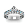 Load image into Gallery viewer, marquise-cut-antique-filigree-diamond-ring-with-ice-blue-topaz-in-14K-white-gold-FDENS3543MQRGICBLTOANGLE5-NL-WG_4fb99b53-5ac3-47cb-bcc4-e79186a97ce3