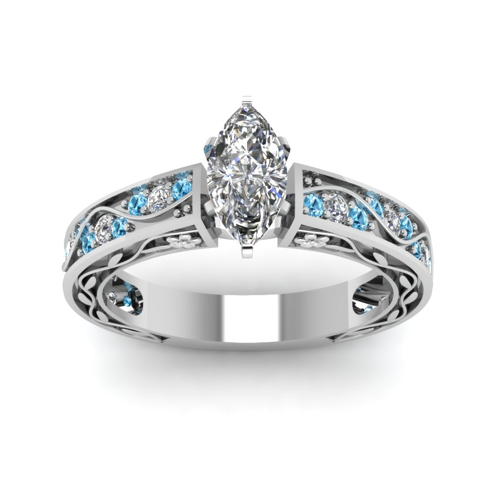 marquise-cut-antique-filigree-diamond-ring-with-ice-blue-topaz-in-950-platinum-FDENS3543MQRGICBLTOANGLE5-NL-WG