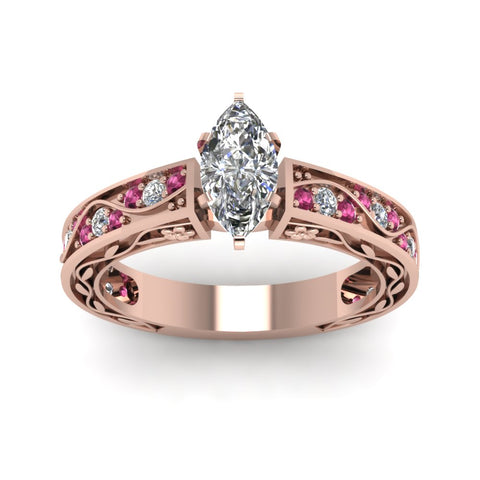 marquise-cut-antique-filigree-diamond-ring-with-pink-sapphire-in-14K-rose-gold-FDENS3543MQRGSADRPIANGLE5-NL-RG_d3fed587-e2cc-4398-9f06-1d6ff9b6a03c