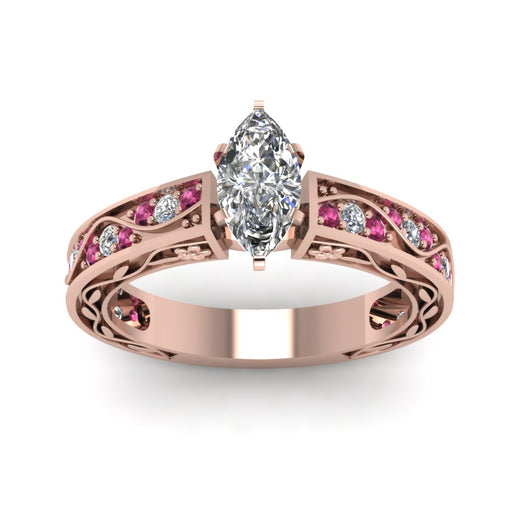 marquise-cut-antique-filigree-diamond-ring-with-pink-sapphire-in-14K-rose-gold-FDENS3543MQRGSADRPIANGLE5-NL-RG_d3fed587-e2cc-4398-9f06-1d6ff9b6a03c