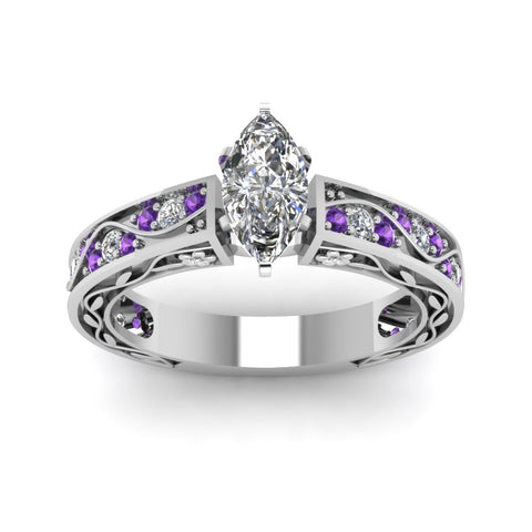 marquise-cut-antique-filigree-diamond-ring-with-violac-topaz-in-950-platinum-FDENS3543MQRGVITOANGLE5-NL-WG