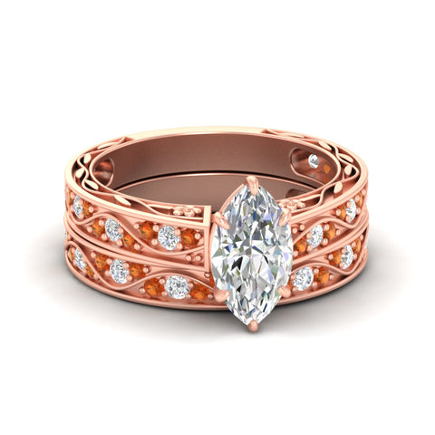 marquise-cut-antique-filigree-orange-sapphire-bridal-ring-set-in-rose-gold-fdens3543mqgsaorsleep-nl-rg.jpg