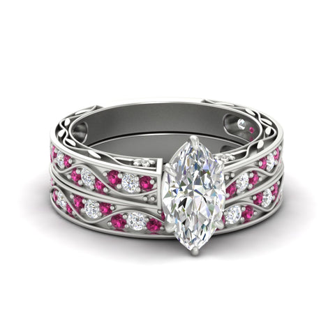 marquise-cut-antique-filigree-pink-sapphire-bridal-ring-set-in-white-gold-fdens3543mqgsadrpisleep-nl-wg.jpg