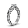 Load image into Gallery viewer, marquise-cut-antique-filigree-ring-with-black-diamond-in-14K-white-gold-FDENS3543MQRGBLACKANGLE2-NL-WG_108210ae-eaac-4498-b84e-90ef06b4cd0c