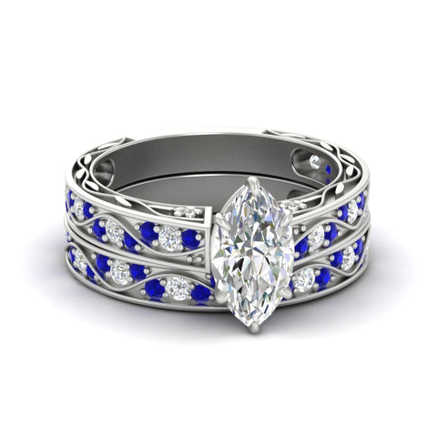 marquise-cut-antique-filigree-sapphire-bridal-ring-set-in-white-gold-fdens3543mqgsablsleep-nl-wg.jpg