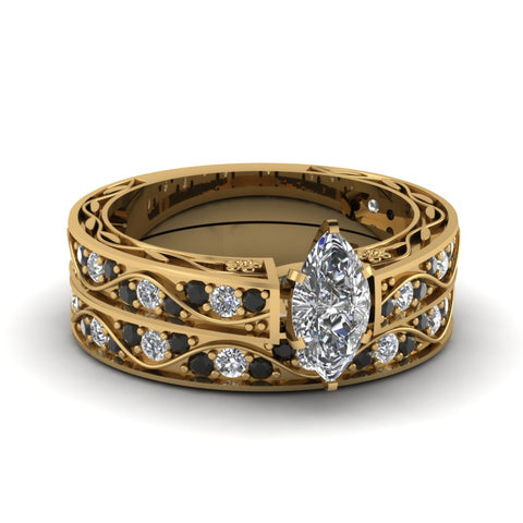 marquise-cut-antique-filigree-wedding-ring-set-with-black-diamond-in-yellow-gold-FDENS3543MQGBLACK-NL-YG.jpg