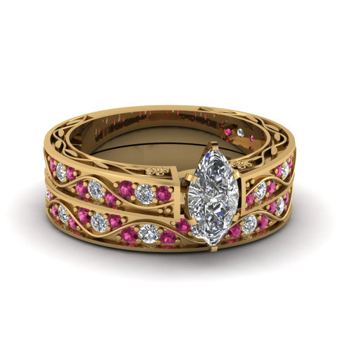 marquise-cut-antique-filigree-wedding-ring-set-with-pink-sapphire-in-yellow-gold-FDENS3543MQGSADRPI-NL-YG.jpg