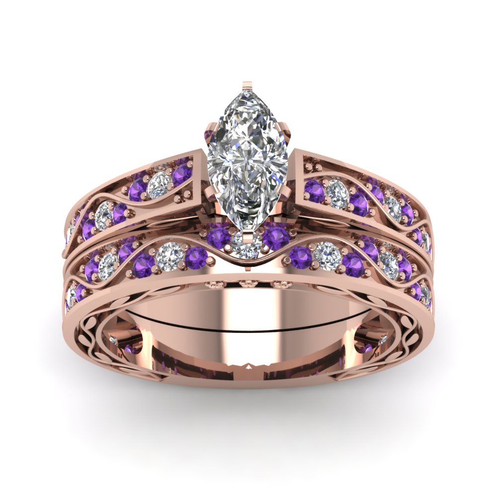 marquise-cut-antique-filigree-wedding-ring-set-with-purple-amethyst-in-rose-gold-FDENS3543MQGVITOANGLE5-NL-RG.jpg