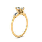 Load image into Gallery viewer, marquise-cut-bar-baguette-3-stone-diamond-engagement-ring-in-FDENS100MQR-NL-YG
