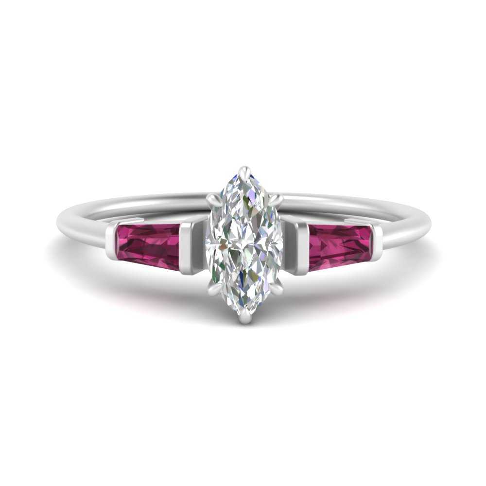 marquise-cut-bar-baguette-3-stone-pink-sapphire-engagement-ring-in-FDENS100MQRGSADRPI-NL-WG