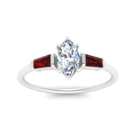 Load image into Gallery viewer, marquise-cut-bar-baguette-3-stone-ruby-engagement-ring-in-FDENS100MQRGRUDR-NL-WG