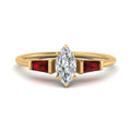 Thumbnail 34 - marquise-cut-bar-baguette-3-stone-ruby-engagement-ring-in-yellow-gold-FDENS100MQRGRUDR-NL-YG