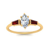 Load image into Gallery viewer, marquise-cut-bar-baguette-3-stone-ruby-engagement-ring-in-yellow-gold-FDENS100MQRGRUDRANGLE5-NL-YG