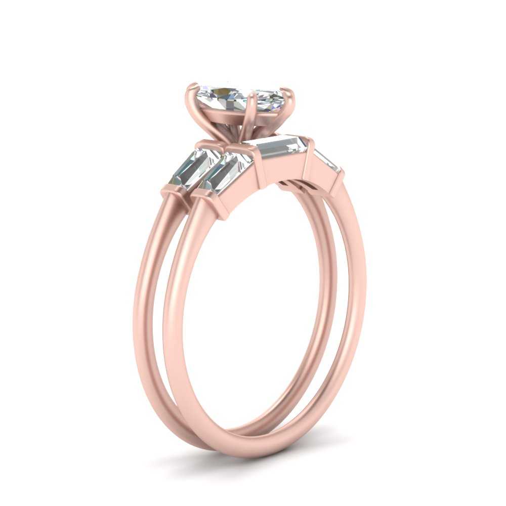 marquise-cut-bar-set-diamond-ring-with-matching-3-baguette-wedding-band-in-FDENS100MQ-NL-RG