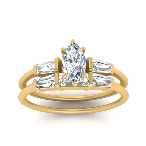 marquise-cut-bar-set-diamond-ring-with-matching-3-baguette-wedding-band-in-yellow-gold-FDENS100MQANGLE5-NL-YG