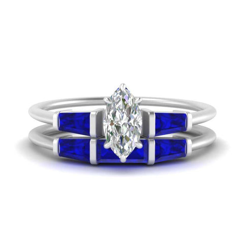 marquise-cut-bar-set-sapphire-ring-with-matching-3-baguette-wedding-band-in-white-gold-FDENS100MQGSABL-NL-WG