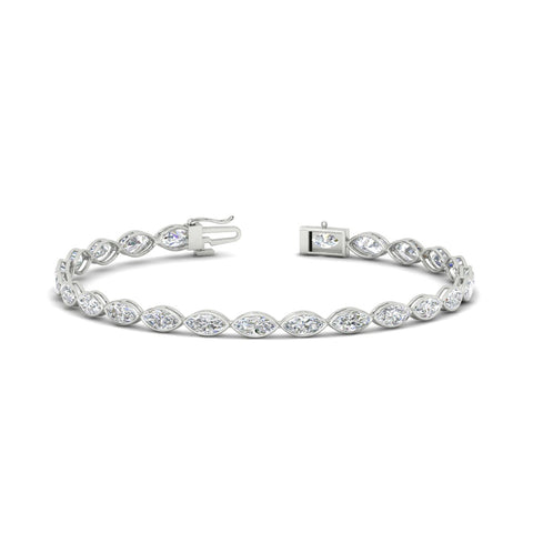 marquise-cut-bezel-tennis-bracelet-in-platinum-fdbrc11563-nl-wg