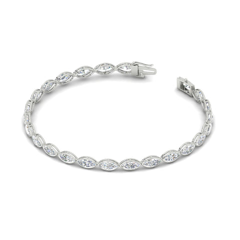 marquise-cut-bezel-tennis-bracelet-in-fdbrc11563-nl-wg