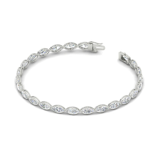 marquise-cut-bezel-tennis-bracelet-in-fdbrc11563-nl-wg