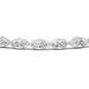 Load image into Gallery viewer, marquise-cut-bezel-tennis-bracelet-in-fdbrc11563-nl-wg