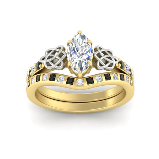 marquise-cut-black-diamond-celtic-two-tone-bridal-matching-set-in-yellow-gold-fdens2255mqgblackangle5-nl-yg-ws4.jpg