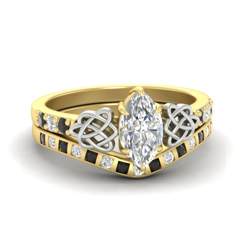 marquise-cut-black-diamond-celtic-two-tone-bridal-matching-set-in-yellow-gold-fdens2255mqgblacksleep-nl-yg-ws4.jpg