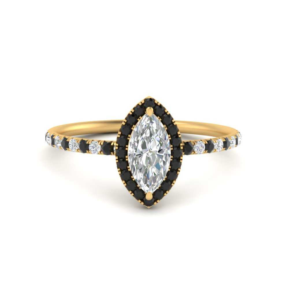 marquise-cut-black-diamond-halo-petite-engagement-ring-in-yellow-gold-FD8523MQRGBLACKANGLE3-NL-YG
