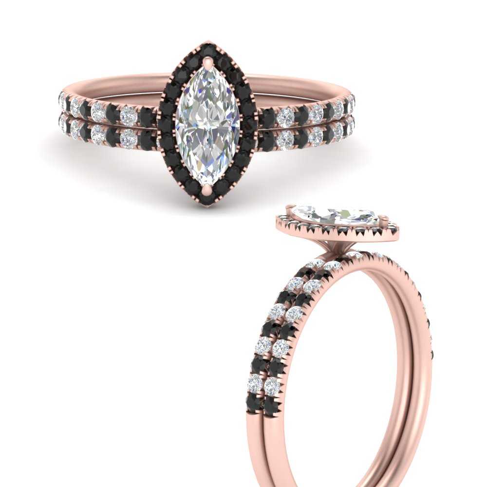 marquise-cut-black-diamond-halo-wedding-ring-set-in-rose-gold-FD8523MQGBLACK-NL-RG