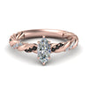 Load image into Gallery viewer, marquise-cut-black-diamond-twisted-vine-engagement-ring-in-rose-gold-FD9127MQRGBLACK-NL-RG