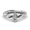 Load image into Gallery viewer, marquise-cut-black-diamond-twisted-vine-engagement-ring-in-white-gold-FD9127MQRGBLACK-NL-WG