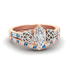 Load image into Gallery viewer, marquise-cut-blue-topaz-celtic-two-tone-bridal-matching-set-in-rose-gold-fdens2255mqgicbltosleep-nl-rg-ws4.jpg