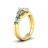 Load image into Gallery viewer, marquise-cut-blue-topaz-celtic-two-tone-bridal-matching-set-in-yellow-gold-fdens2255mqgicbltoangle2-nl-yg-ws4.jpg