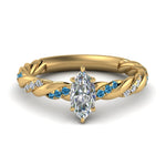 Load image into Gallery viewer, marquise-cut-blue-topaz-twisted-vine-engagement-ring-in-yellow-gold-FD9127MQRGICBLTO-NL-YG
