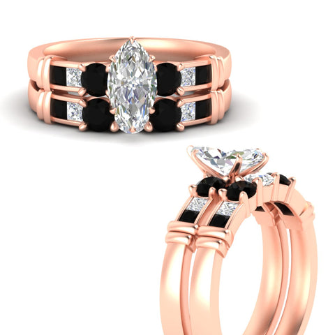marquise-cut-bridal-ring-set-with-black-diamond-princess-channel-accents-in-rose-gold-fdens286mqgblackangle3-nl-rg.jpg