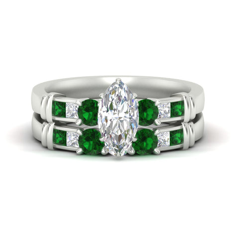 marquise-cut-bridal-ring-set-with-emerald-princess-channel-accents-in-white-gold-fdens286mqgemgrsleep-nl-wg.jpg