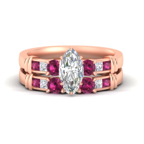 marquise-cut-bridal-ring-set-with-pink-sapphire-princess-channel-accents-in-rose-gold-fdens286mqgsadrpisleep-nl-rg.jpg