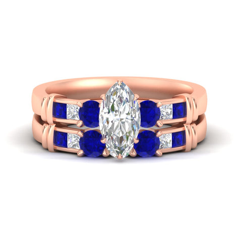 marquise-cut-bridal-ring-set-with-sapphire-princess-channel-accents-in-rose-gold-fdens286mqgsablsleep-nl-rg.jpg