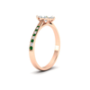 Load image into Gallery viewer, marquise-cut-cathedral-pave-diamond-engagement-ring-with-emerald-in-rose-gold-FD11145MQRGEMGRANGLE2-NL-RG.png?v