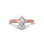 Load image into Gallery viewer, marquise-cut-cathedral-pave-diamond-engagement-ring-with-pink-sapphire-in-rose-gold-FD11145MQRGSADRPI-NL-RG.png?v
