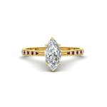 Load image into Gallery viewer, marquise-cut-cathedral-pave-diamond-engagement-ring-with-ruby-in-yellow-gold-FD11145MQRGRUDR-NL-YG.png?v
