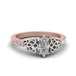 Load image into Gallery viewer, marquise-cut-celtic-diamond-ring-in-14K-rose-gold-FDENS2255MQR-NL-RG
