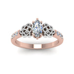 Load image into Gallery viewer, marquise-cut-celtic-diamond-ring-in-14K-rose-gold-FDENS2255MQRANGLE5-NL-RG_3c1ae6e5-e311-40ee-b13c-eb1399a3f2da
