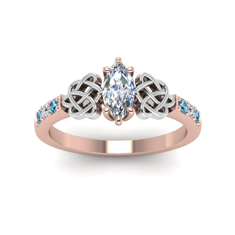 marquise-cut-celtic-diamond-ring-with-blue-topaz-in-14K-rose-gold-FDENS2255MQRGICBLTOANGLE5-NL-RG