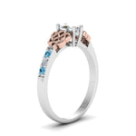 Load image into Gallery viewer, marquise-cut-celtic-diamond-ring-with-blue-topaz-in-14K-white-gold-FDENS2255MQRGICBLTOANGLE2-NL-WG

