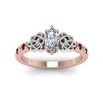 Load image into Gallery viewer, marquise-cut-celtic-diamond-ring-with-ruby-in-14K-rose-gold-FDENS2255MQRGRUDRANGLE5-NL-RG_20a6884b-32a1-4321-b348-aa90872cafc0
